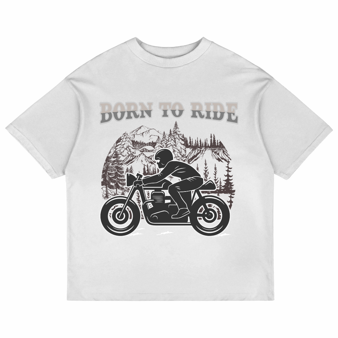 Born To Ride (White)