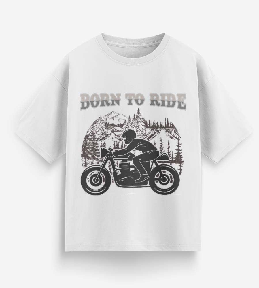 Born To Ride (White)