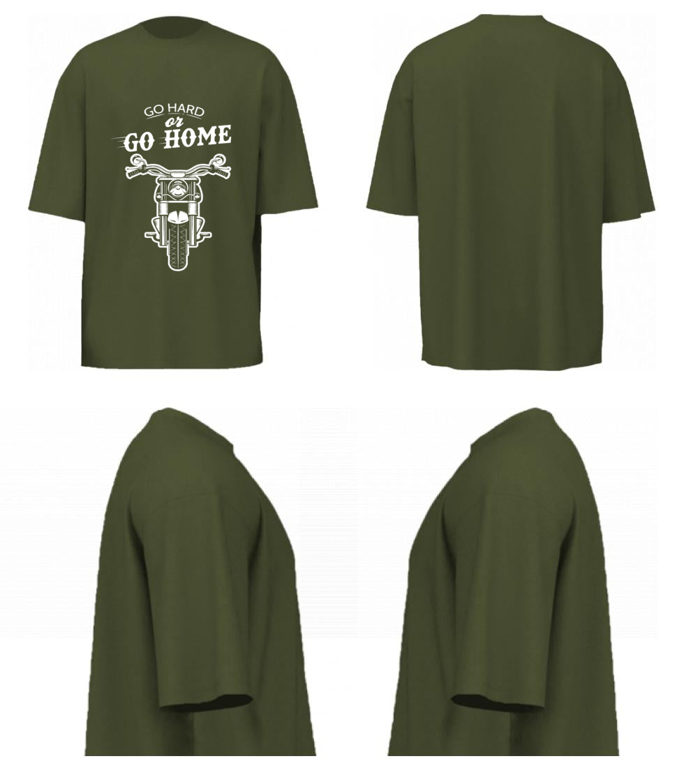 Go Hard Or Go Home (Olive Green)