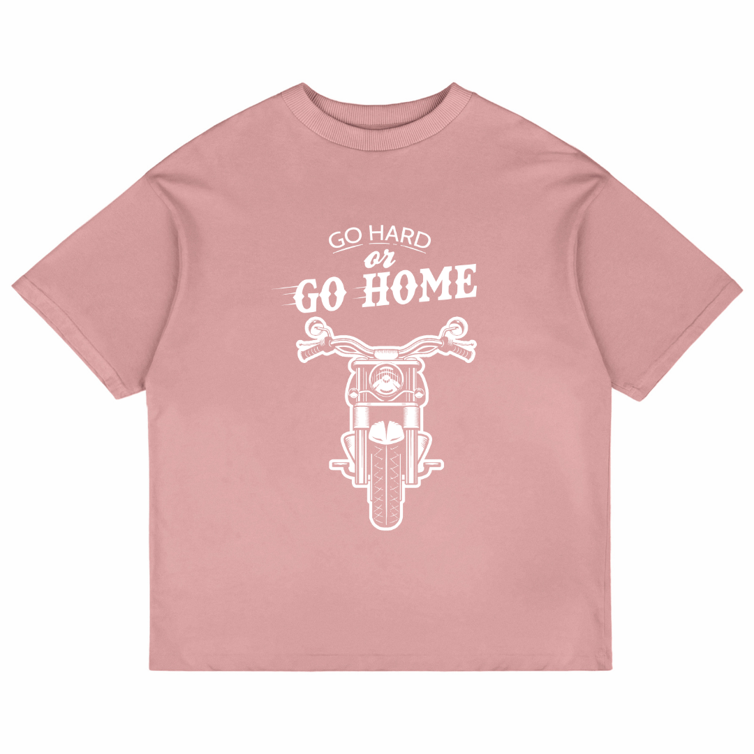 Go Hard Or Go Home (Pastel Pink)