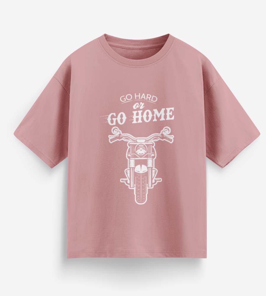 Go Hard Or Go Home (Pastel Pink)