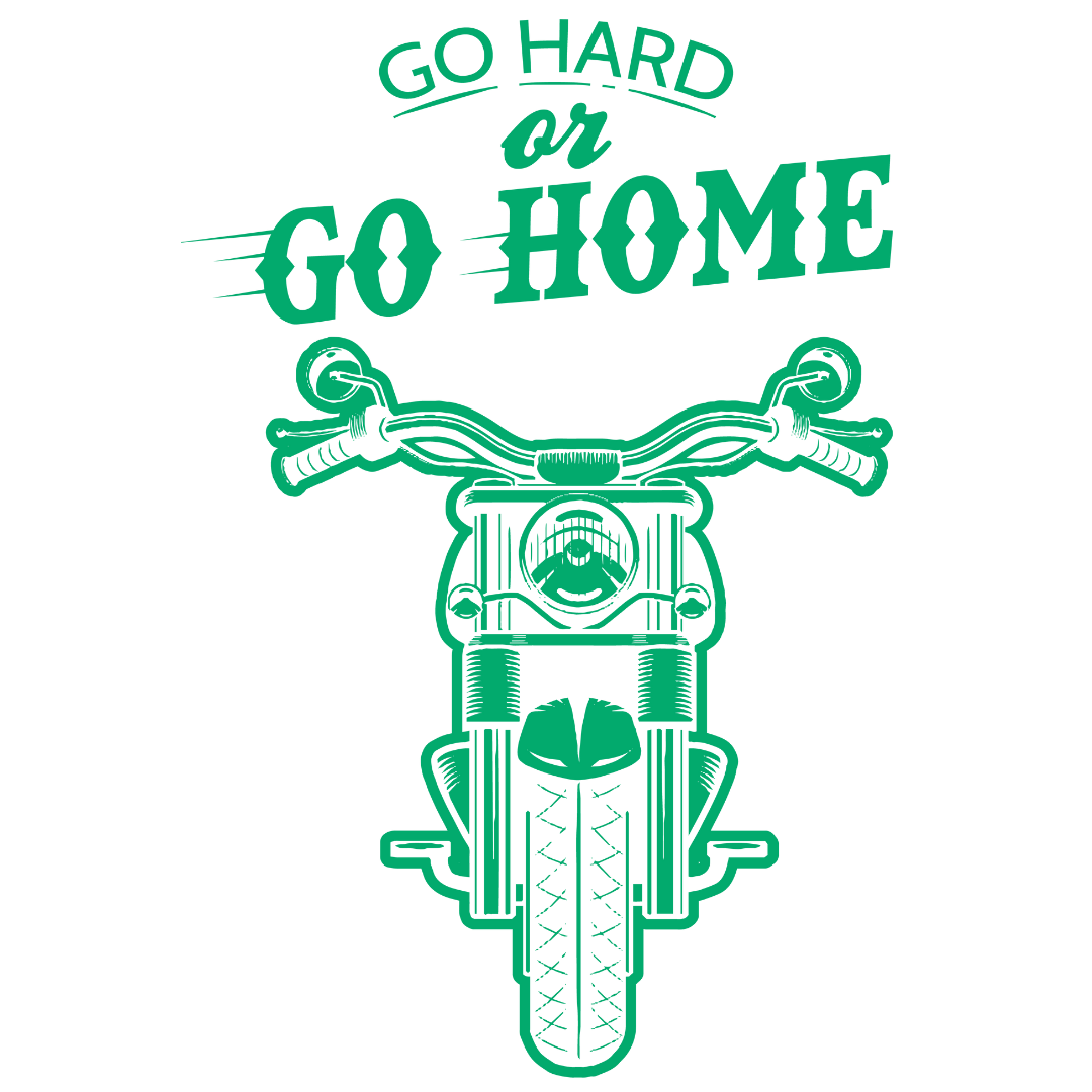 Go Hard Or Go Home (White)
