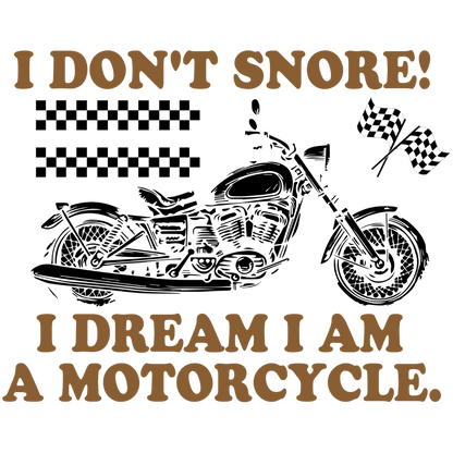 I Don't Snore (Beige)