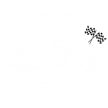 I Don't Snore (Orange)