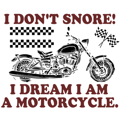 I Don't Snore (Pastel Pink)