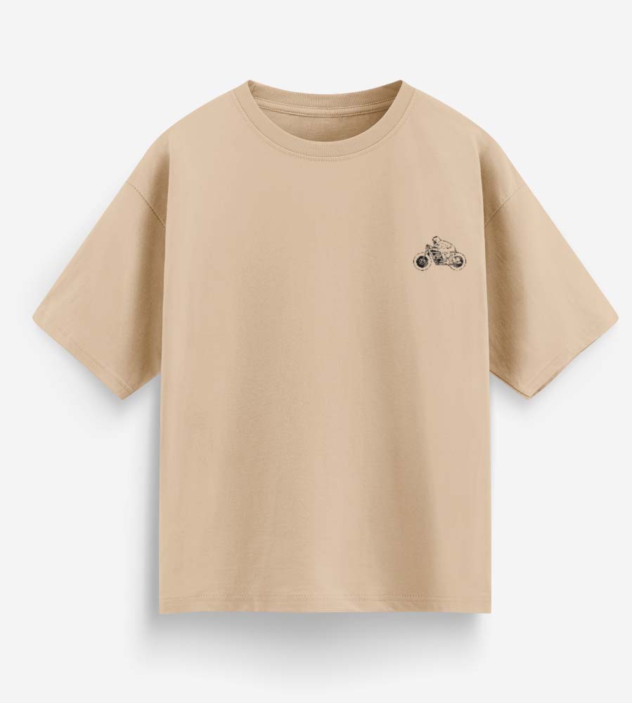 I Ride So I Don't Choke People (Beige)