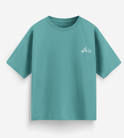 I Ride So I Don't Choke People (Dusty Turquoise)