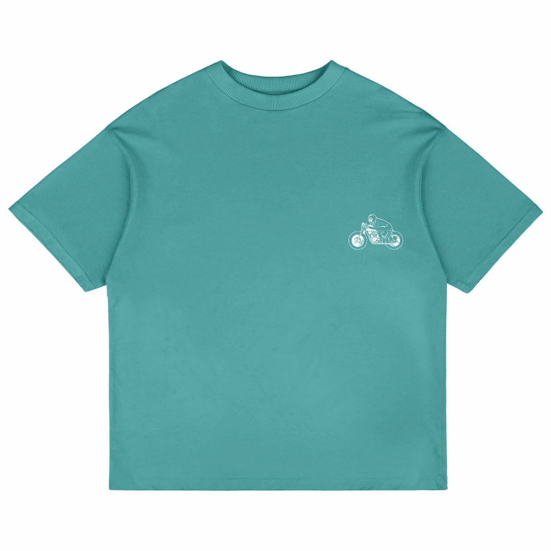I Ride So I Don't Choke People (Dusty Turquoise)