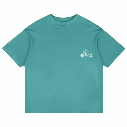 I Ride So I Don't Choke People (Dusty Turquoise)
