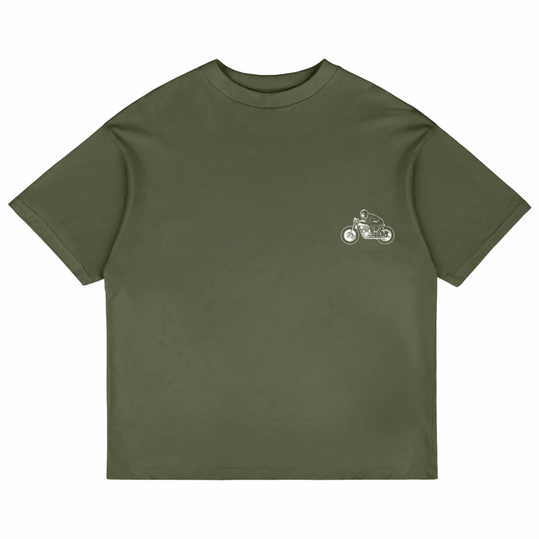 I Ride So I Don't Choke People (Olive Green)