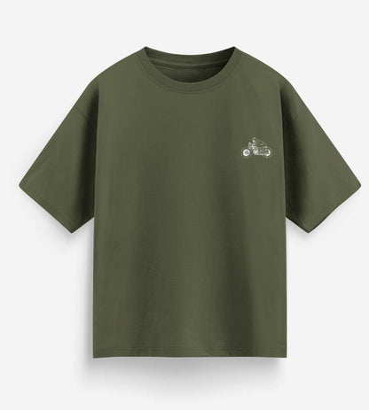 I Ride So I Don't Choke People (Olive Green)