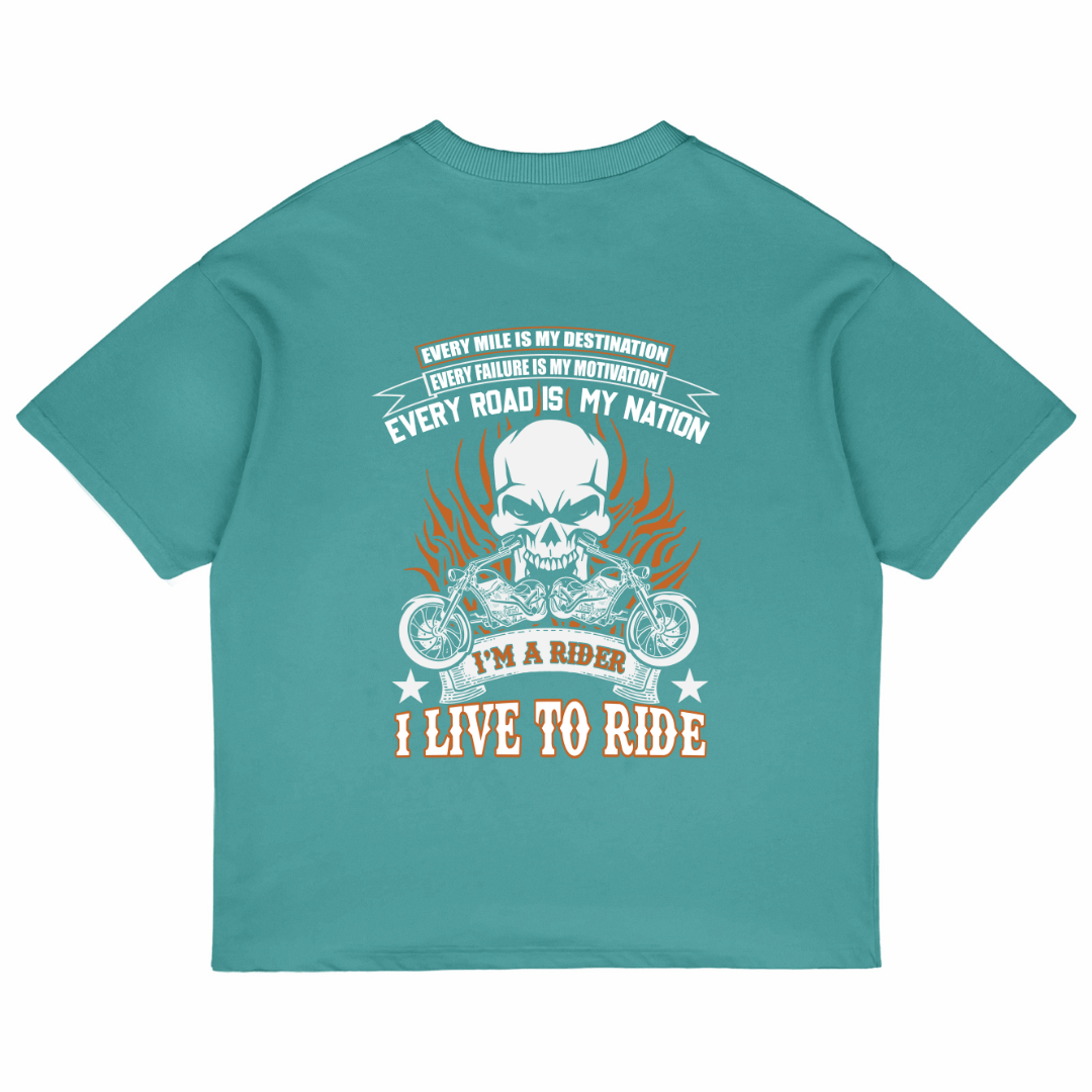 I'm A Rider (Dusty Turquoise)
