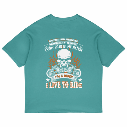 I'm A Rider (Dusty Turquoise)