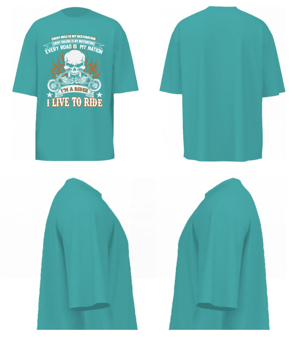 I'm A Rider (Dusty Turquoise)