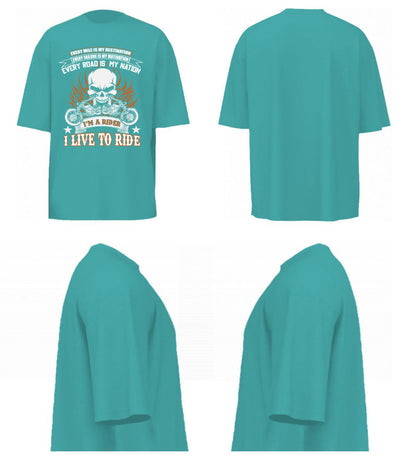 I'm A Rider (Dusty Turquoise)
