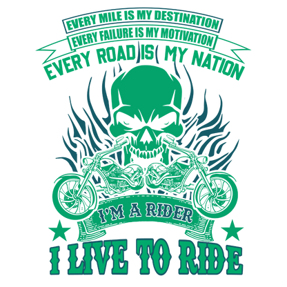 I'm A Rider (White)