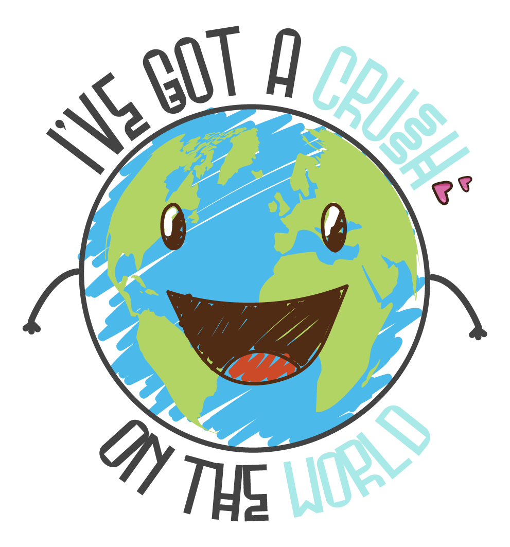 I've Got A Crush On The Earth (Dusty Turquoise)