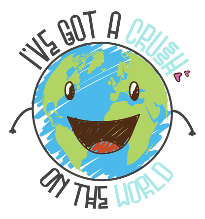 I've Got A Crush On The Earth (Dusty Turquoise)