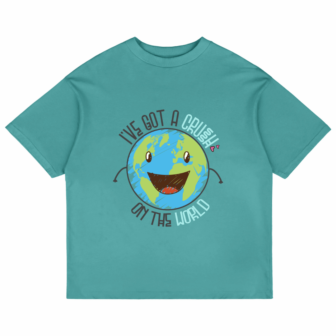 I've Got A Crush On The Earth (Dusty Turquoise)