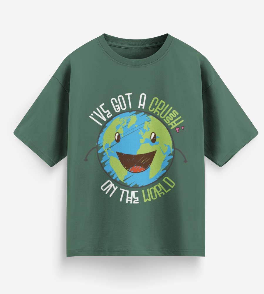 I've Got A Crush On The Earth (Forest Green)