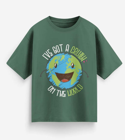 I've Got A Crush On The Earth (Forest Green)