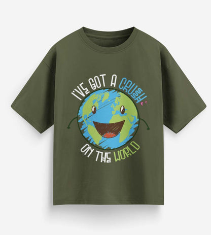 I've Got A Crush On The Earth (Olive Green)