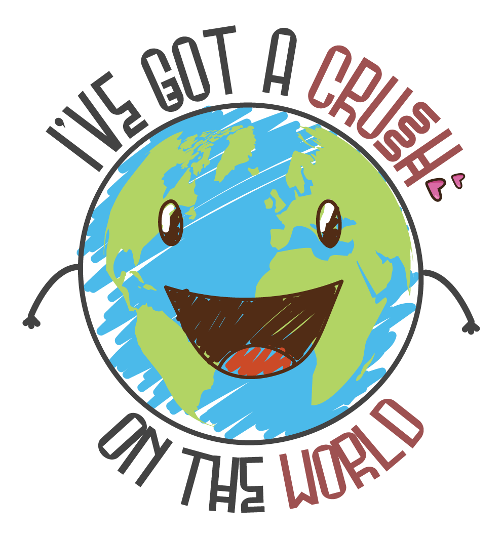 I've Got A Crush On The Earth (Pastel Pink)