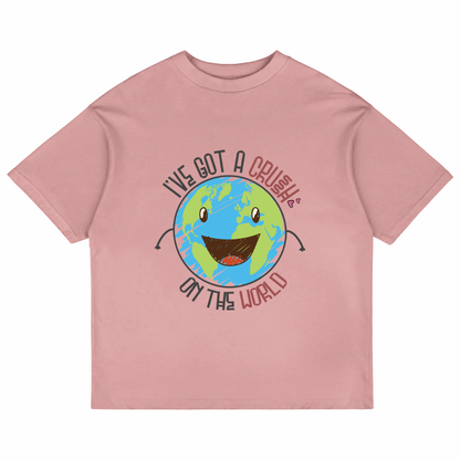I've Got A Crush On The Earth (Pastel Pink)