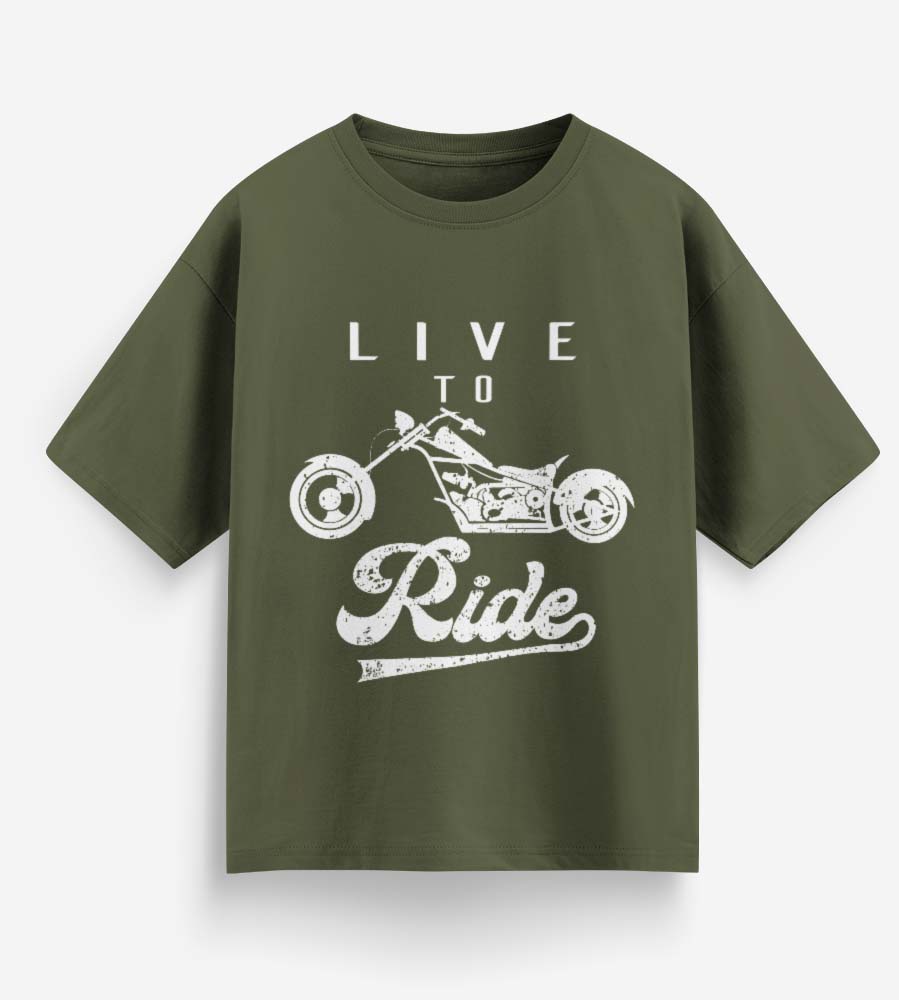 Live To Ride (Olive Green)