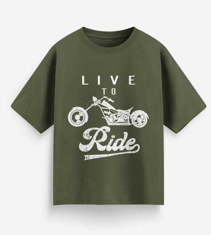 Live To Ride (Olive Green)