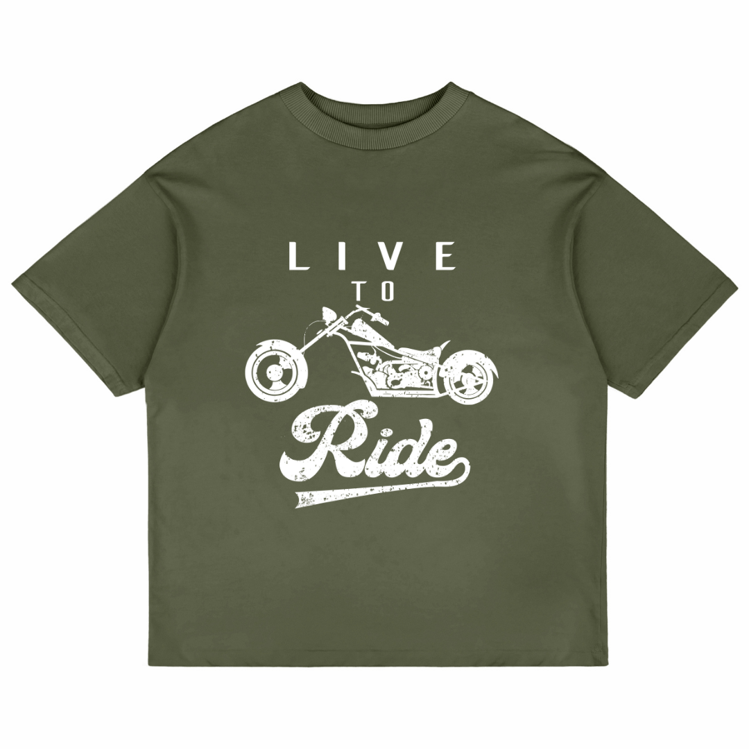 Live To Ride (Olive Green)