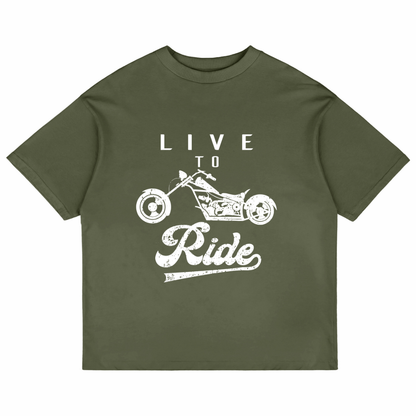 Live To Ride (Olive Green)