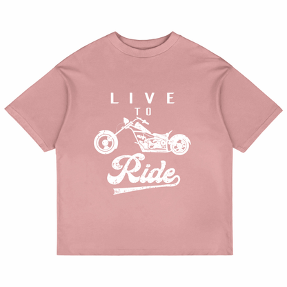 Live To Ride (Pastel Pink)