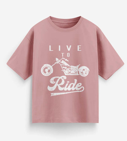 Live To Ride (Pastel Pink)