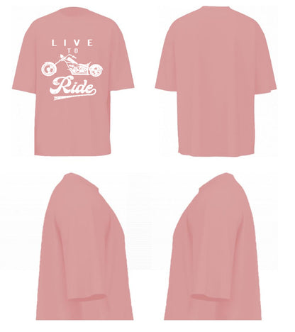 Live To Ride (Pastel Pink)
