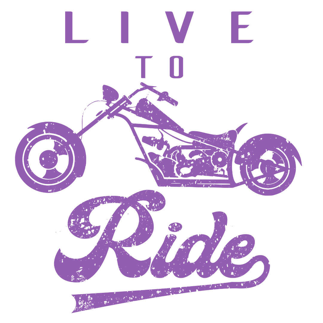 Live To Ride (White)