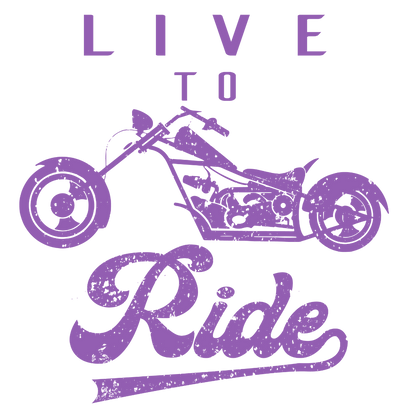 Live To Ride (White)