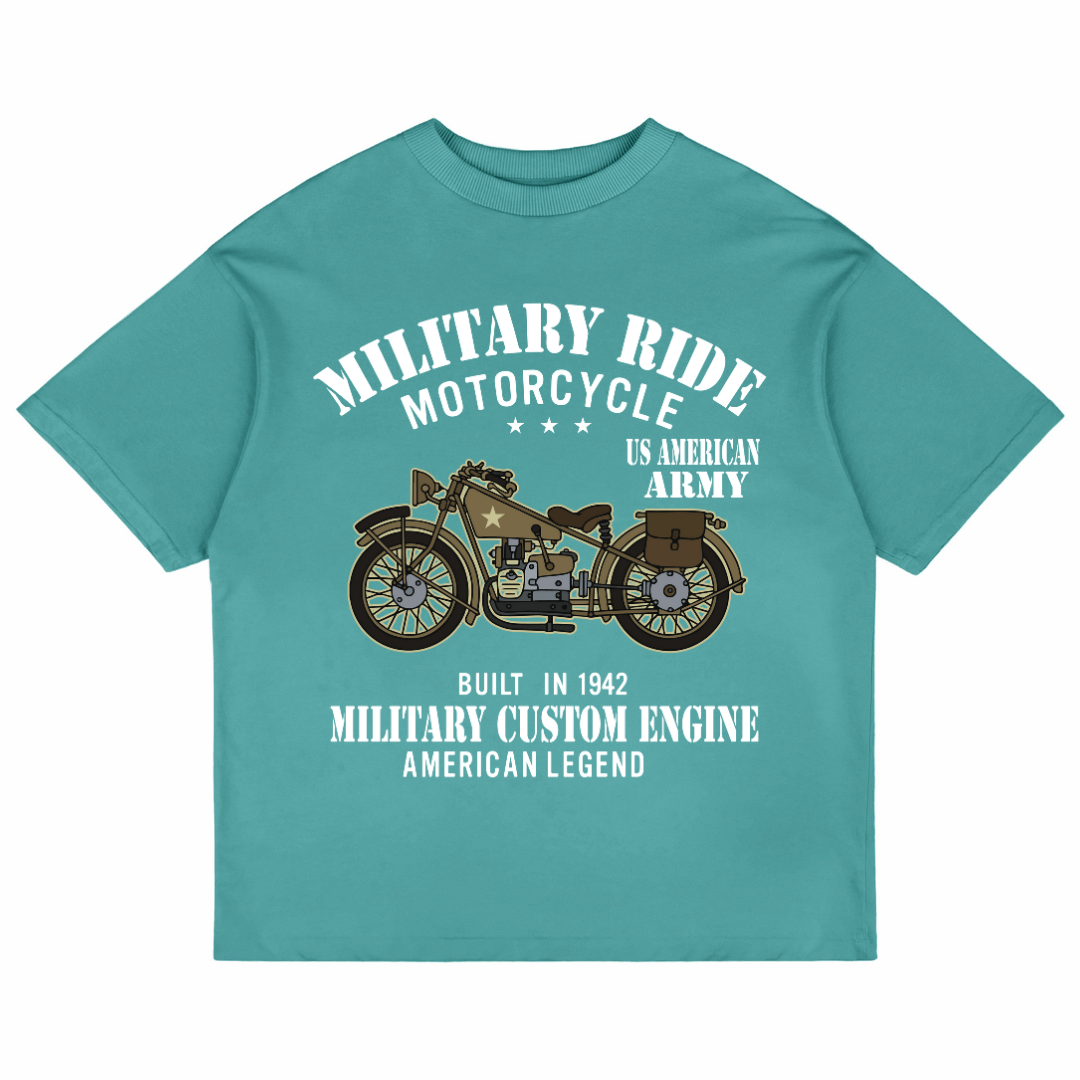 Military Ride (Dusty Turquoise)