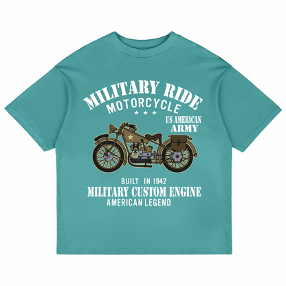Military Ride (Dusty Turquoise)