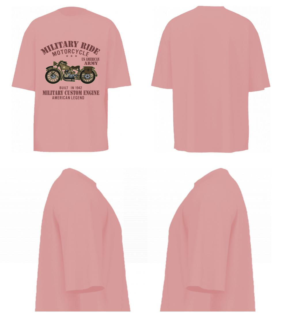 Military Ride (Pastel Pink)