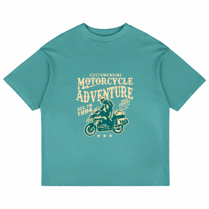 Motorcycle Adventure (Dusty Turquoise)