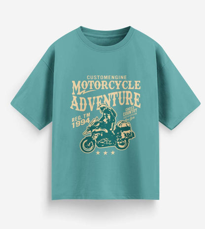 Motorcycle Adventure (Dusty Turquoise)
