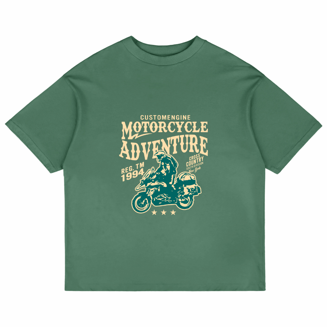 Motorcycle Adventure (Forest Green)