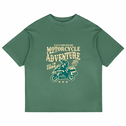Motorcycle Adventure (Forest Green)