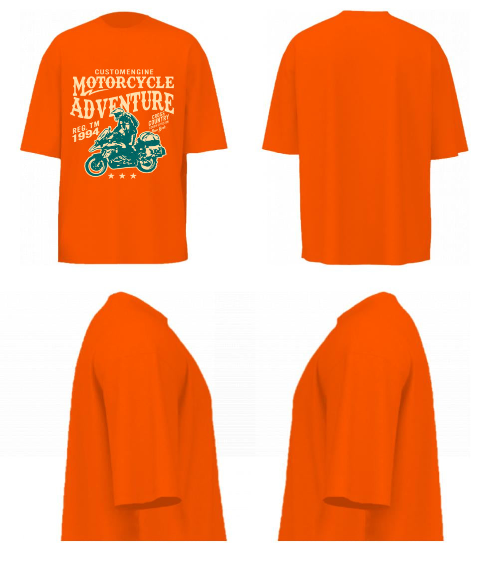 Motorcycle Adventure (Orange)