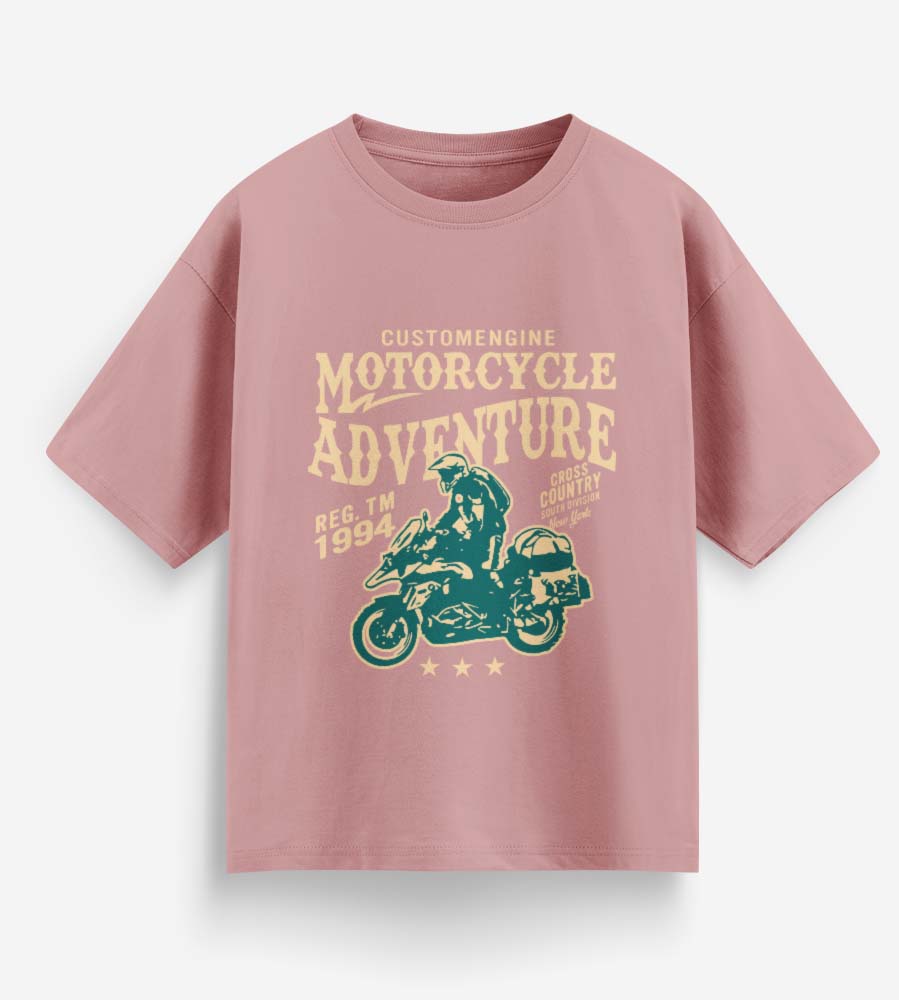 Motorcycle Adventure (Pastel Pink)