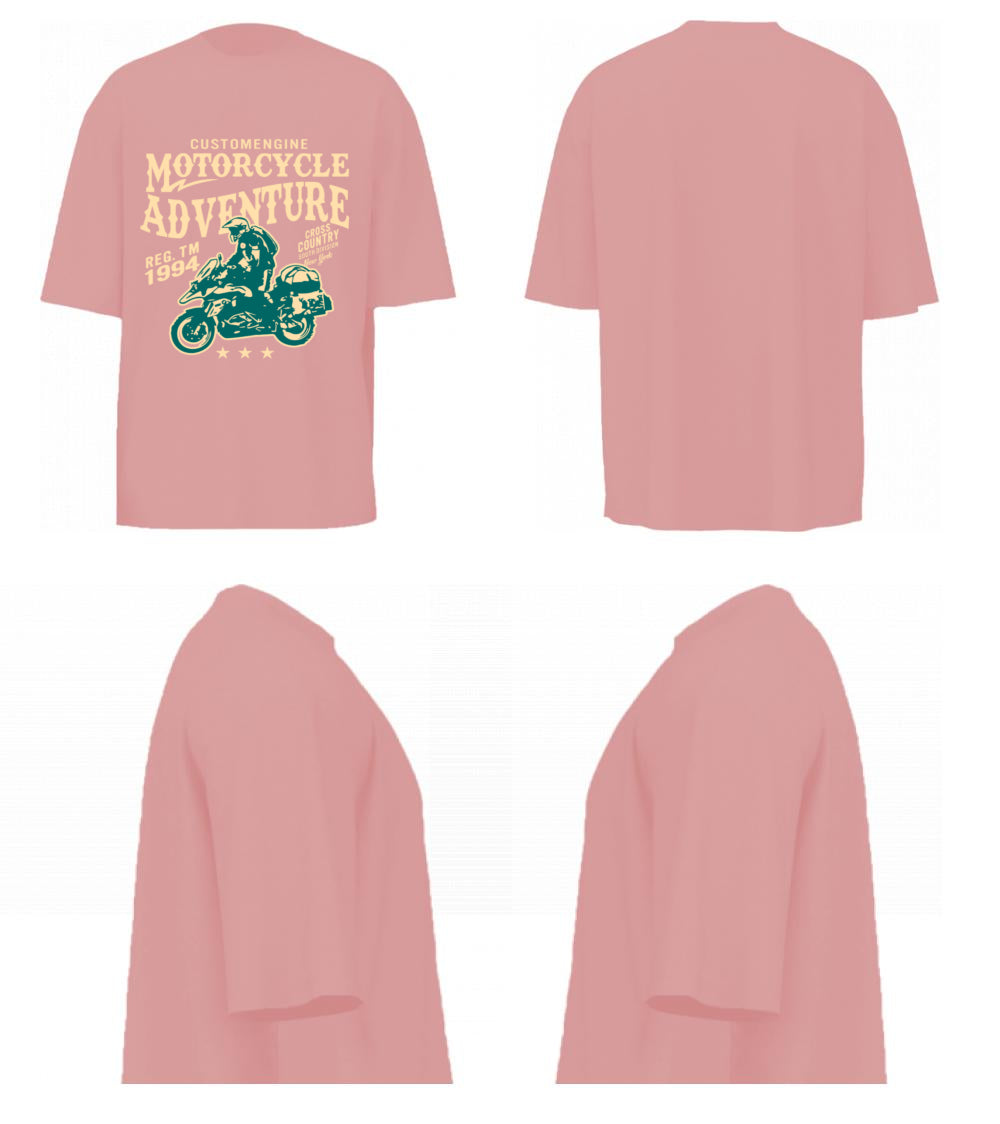 Motorcycle Adventure (Pastel Pink)