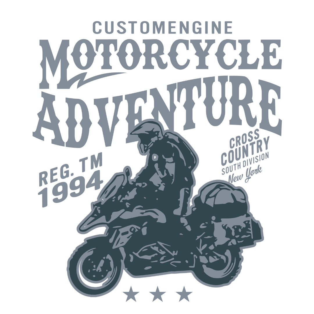 Motorcycle Adventure (White)