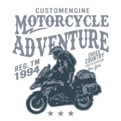 Motorcycle Adventure (White)
