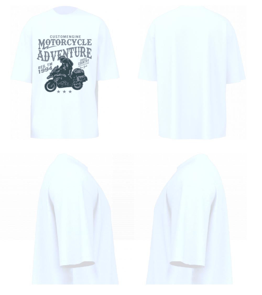 Motorcycle Adventure (White)